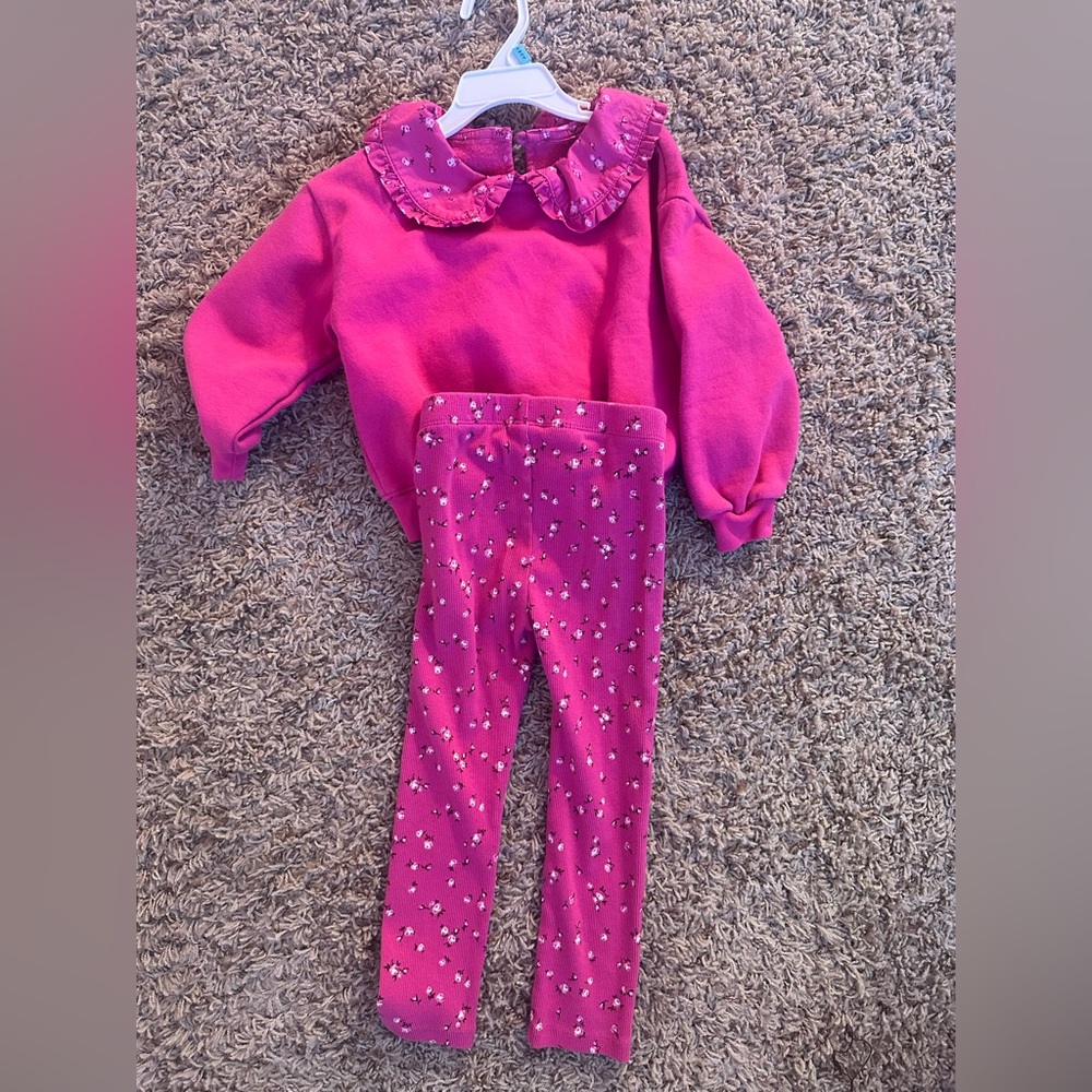 GAP Pink Floral Baby Dress